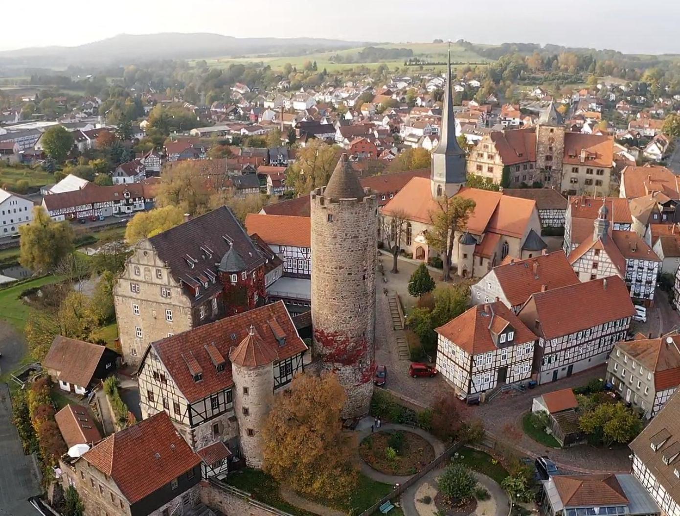 Apartment Storchennest - Scandi Style - In Der Historischen Hinterburg - Nahe Fulda Schlitz
