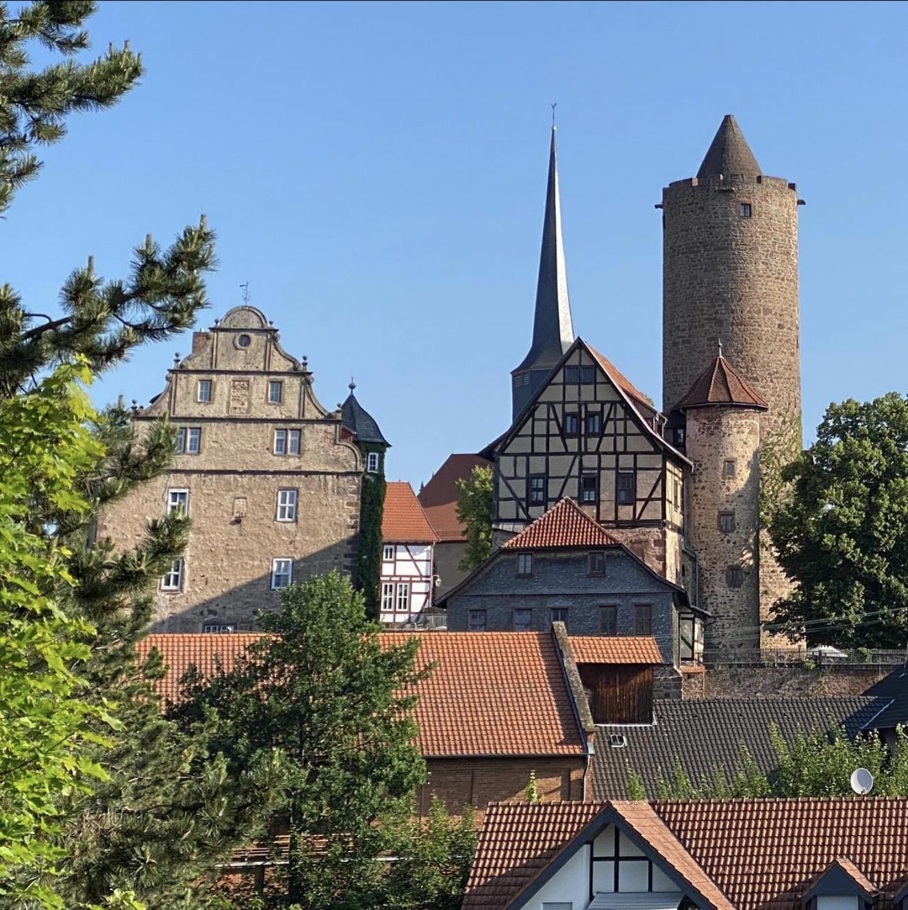 Storchennest - Scandi Style - In Der Historischen Hinterburg - Nahe Fulda Schlitz