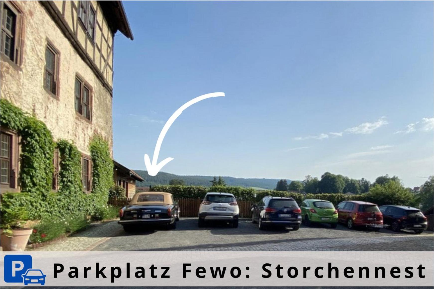 Storchennest - Scandi Style - In Der Historischen Hinterburg - Nahe Fulda *
